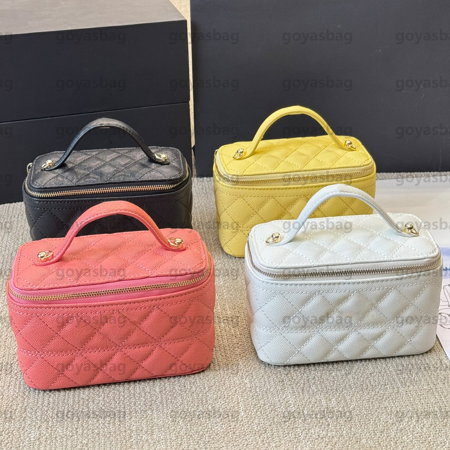 Designer Mini Cosmetics Bag Makeup Bag Trendy 25C Bag Mini Tote Handbag Women Orgnizer Toiletry Cross Body Bag Crossbody Make up Bags Leather Classic Fashion