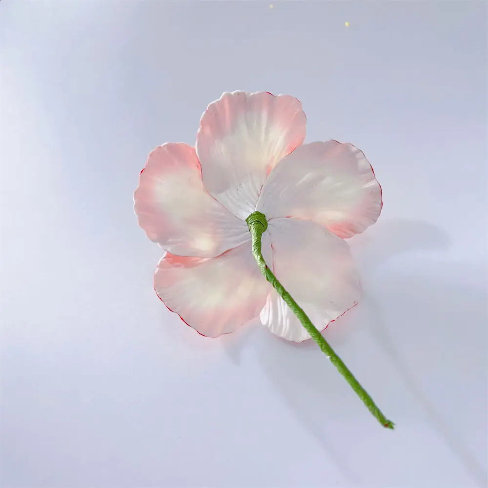 10Pcs Mixed Colors Hawaii Hibiscus Flower Hairpick Real Touch Hula Dancer Ear Pick Fashion Luau Party Tropical Hair Accessories 250420