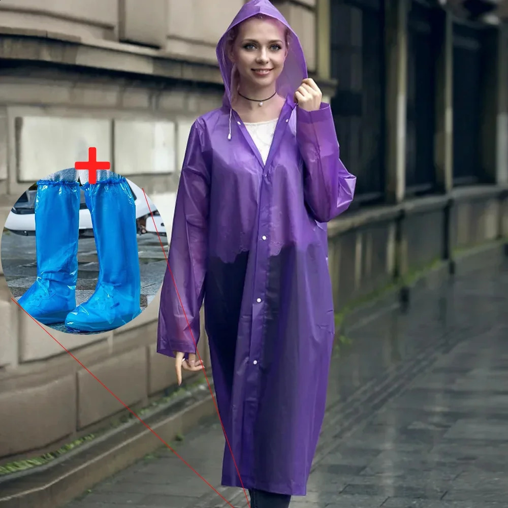 Waterproof Raincoat Men Women Waterproof Raincoats Men Raincoats Poncho Women Raincoat Hiking Long Hooded Raincoat 250421