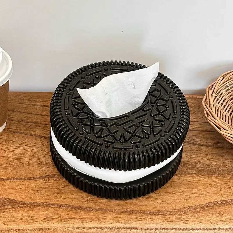 Creative Oreo Tissue Box with A and High-end Design Suitable for Both Home and Car Use and Practical DecorationM251124