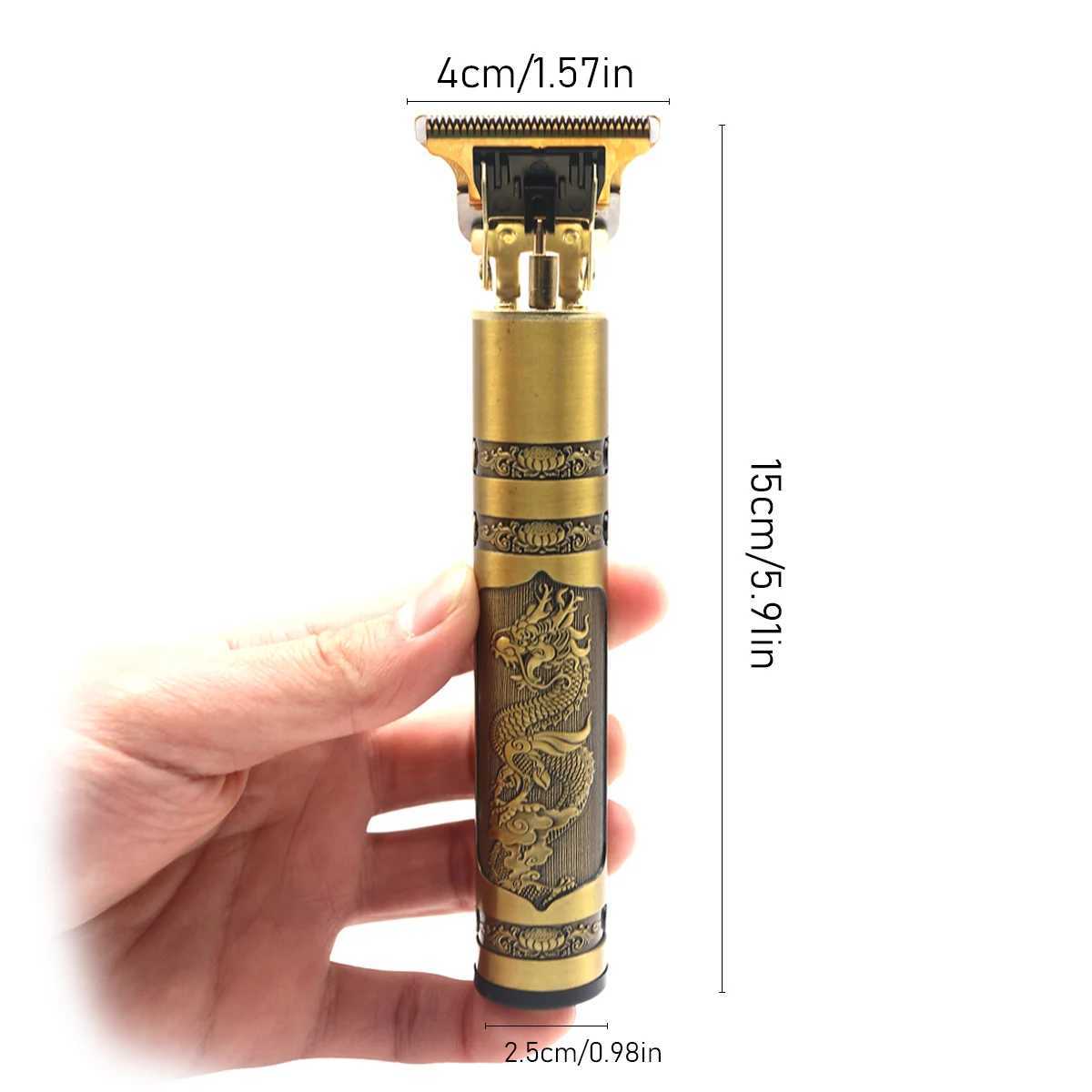 T9 Professional Hair Trimmer Machine Metal Body Stainless Steel Hair Clipper Beard Trimmer for Men Finishing Machine L251124