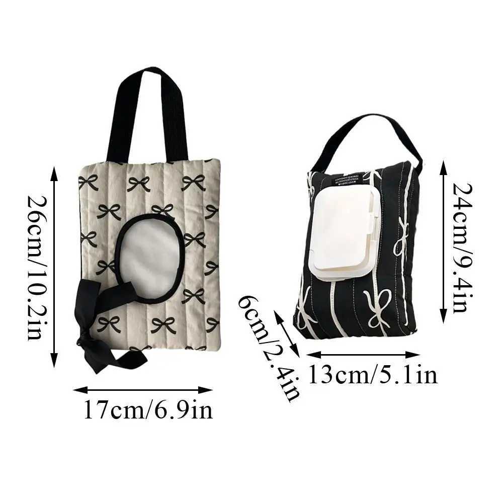 Car Seat Back Tissue Case Car Tissue Box Wet Tissue Storage Bag Baby Stroller Hanging Bag Paper Holder Flip Cover Tissue BoxM251124