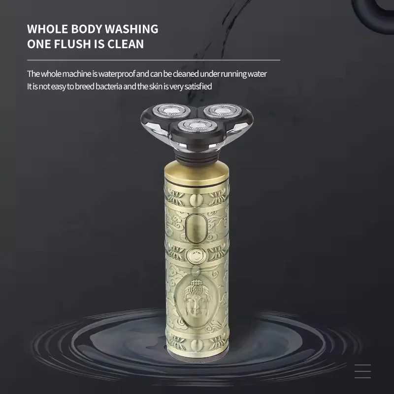 Kemei 6710 Electric Shaver Waterproof 3D Mens Wet Dry Electric Razor Beard Rechargeable Shaving Machine Wet Dry L251124