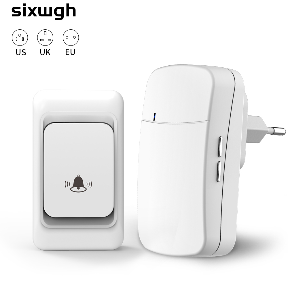 Smart Doorbell House Ringtone Kit 150M Remote Control EU UK US Plug Home Garden Remote Welcome to my melody doorbell