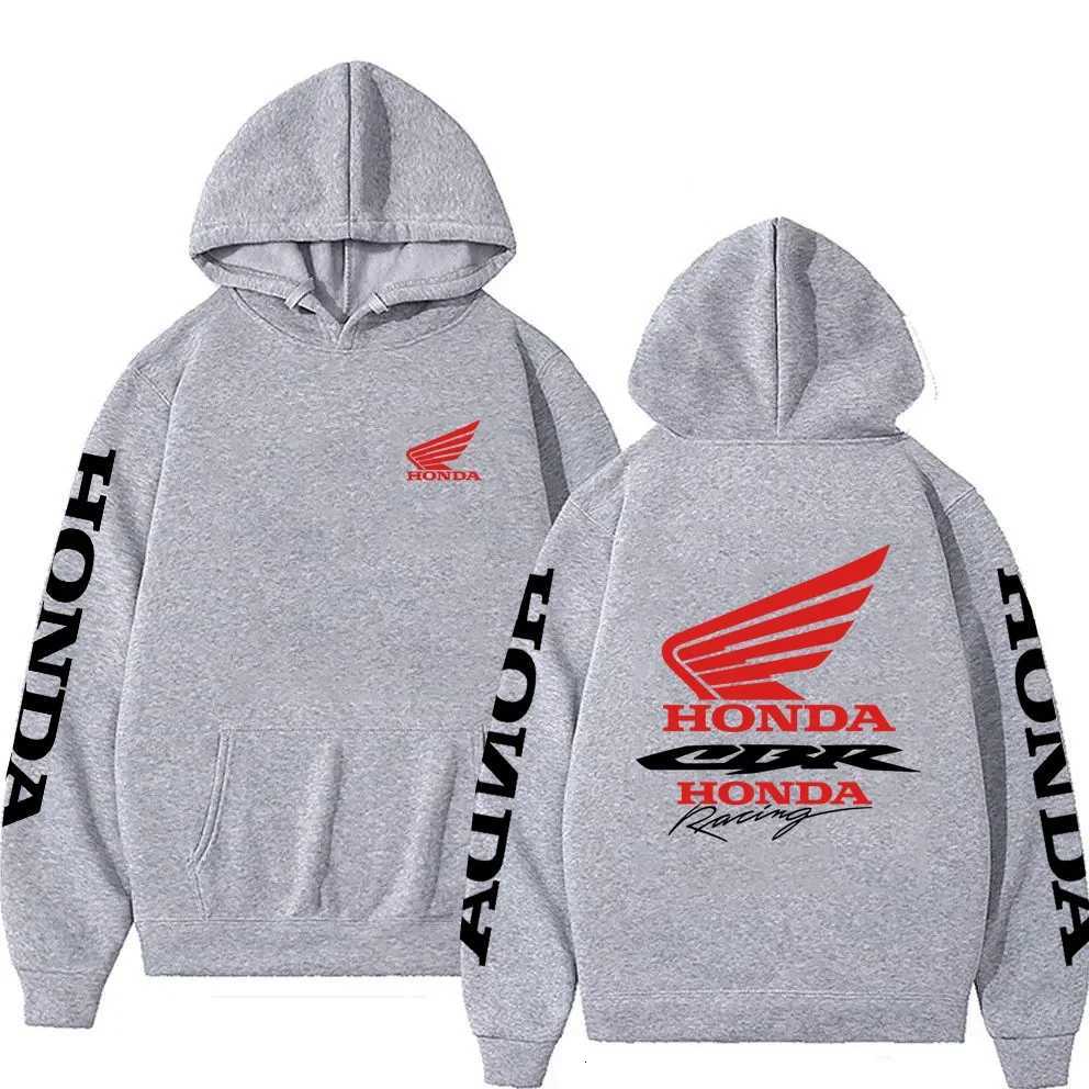 New Autumn/Winter Honda CBR Motorcycle Mens Black Hoodie Fashionable Mens Sweatshirt Womens Street Style Pullover M251124