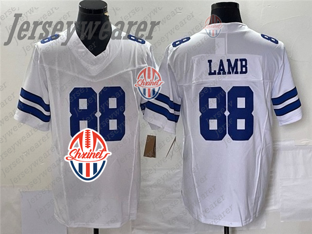 Ceedee Lamb 88 Dak Prescott 4 Trevon Diggs 7 Micah Parsons 11 Jake Ferguson 87 22 E.Smith Aubrey Customized Football Jerseys salute Limited Jersey