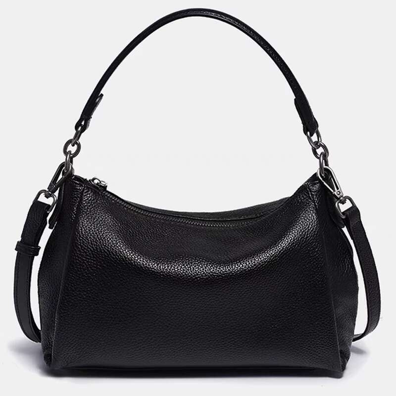 New Underarm Female Soft Leather Hand Carry Single Shoulder Crossbody Bag Large Capacity Simple Fashion Bags