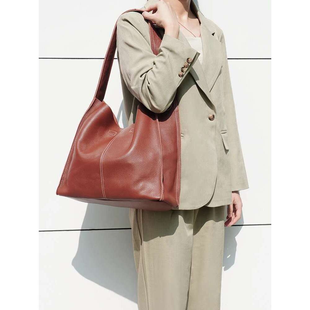 Designer Bag Zency 100% Genuine Soft Hobo Shoulder Women's Handbags Crossbody Bag Designer Underarm Natural Cow Leather Bags