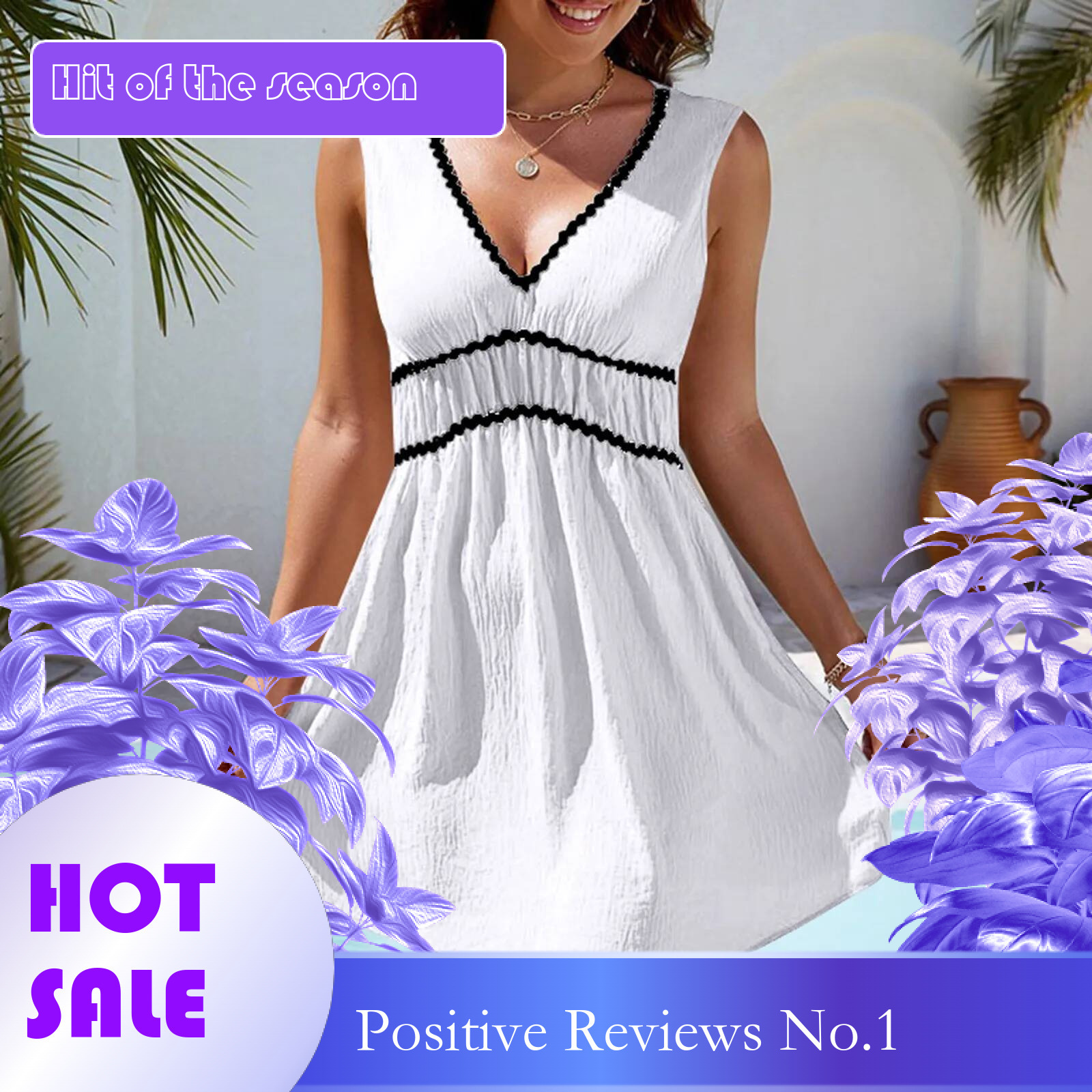 Dongdumaoyi Spring Summer New Dresses Comfortable Casual V Neck Sleeveless Dress Comfy Summer For Women Female
