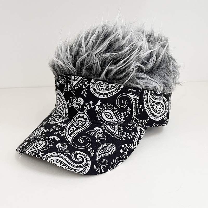Simulated wig baseball cap Y2K designer beanie bonnet winter hat luxe mens beanie designer winter hat beanie men hats designers women Street personali - view 4