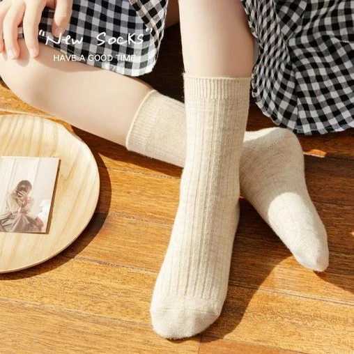 1-12 Year Kids Merino Wool Sports Socks for Girls Boys Toddler Thermal Winter Warm Thick Cushioned Moisture Hiking Socks 3 Pairs G251124