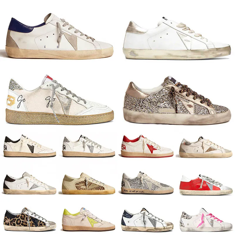 2025 Mens Shoes Women Shoes Sneakers womens Casual Shoes Super-star Leather Italy Dirty Old Shoes High quality designer shoes womendesigner shoes