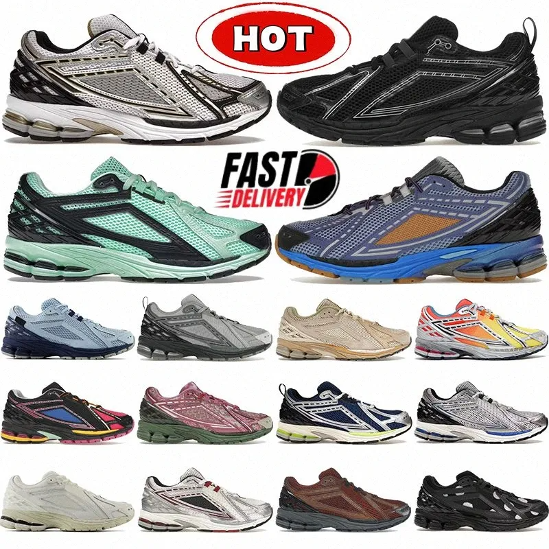 Luxury 1906R Designer Shoes 1906D Protection Pack Mens Sneakers Silver Black White Metallic Gold Leather Reflection Top Quality Womens Casual Trainers