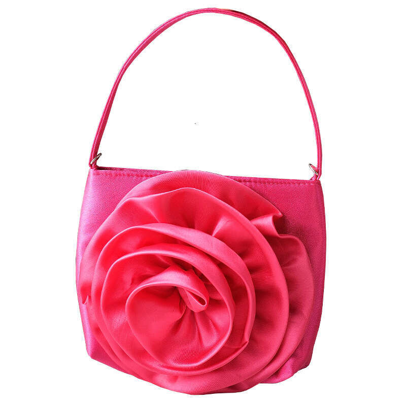 Dinner Bag Big Flower Banquet Three Dimensional Silk Cheongsam Bag Hand Held Wedding Bride Bridesmaid Bag KQ