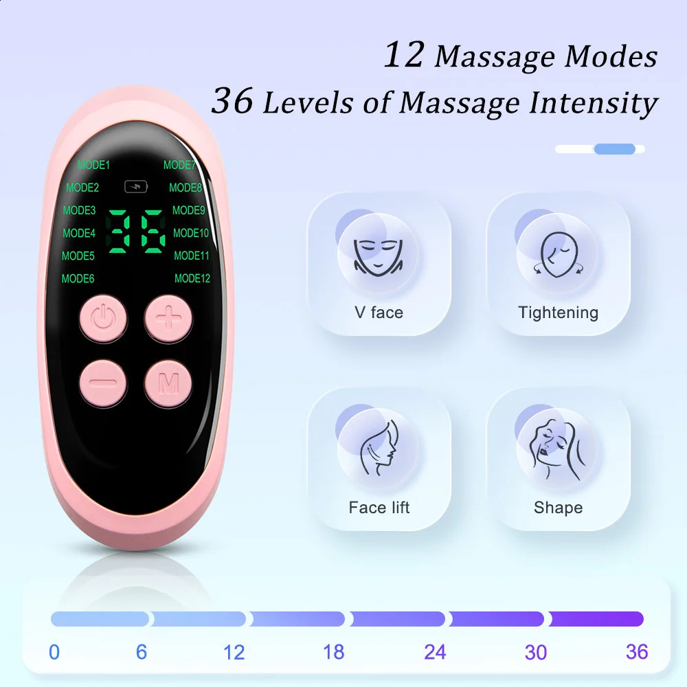 Ems Facial Massager Microcurrent Muscle Stimulator Facial Skin Muscle Stimulator Beauty Devic 250423