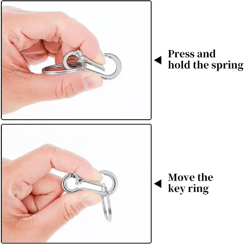 15 piece metal Gourd keychain climbing hook car sturdy buckle shape accessories retro link 250418 250418