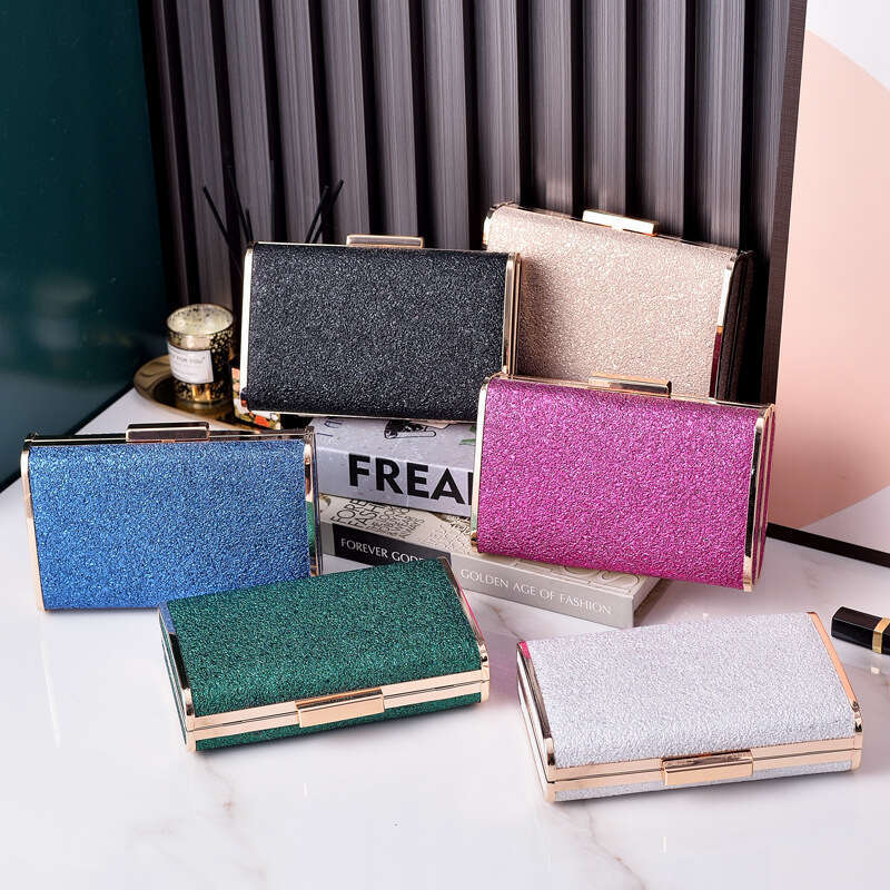 Dinner Bag Fashion Formal Dress Hollowed Out Shiny Banquet Bag Party Women S Handbag KQ