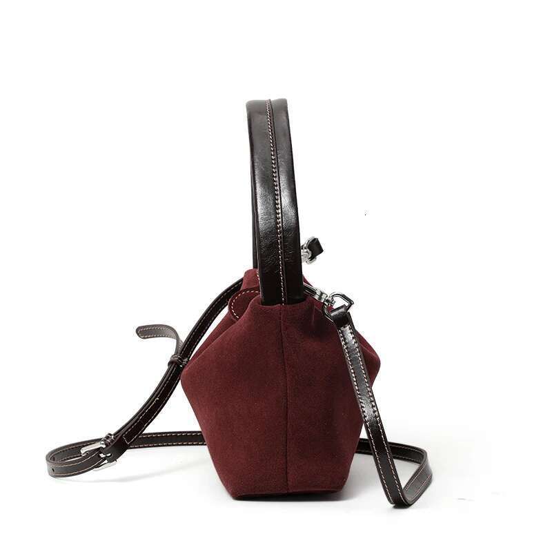 Designer Bag Leather Casual Small-Sized High-End Casual-Style Korean-Style Retro Crossbody Bag With Cowhide Material