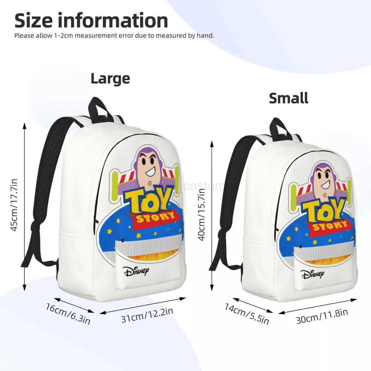 Disney Toy Story Buzz Lightyear Personalized Office Staff Rucksack Weekend X250424