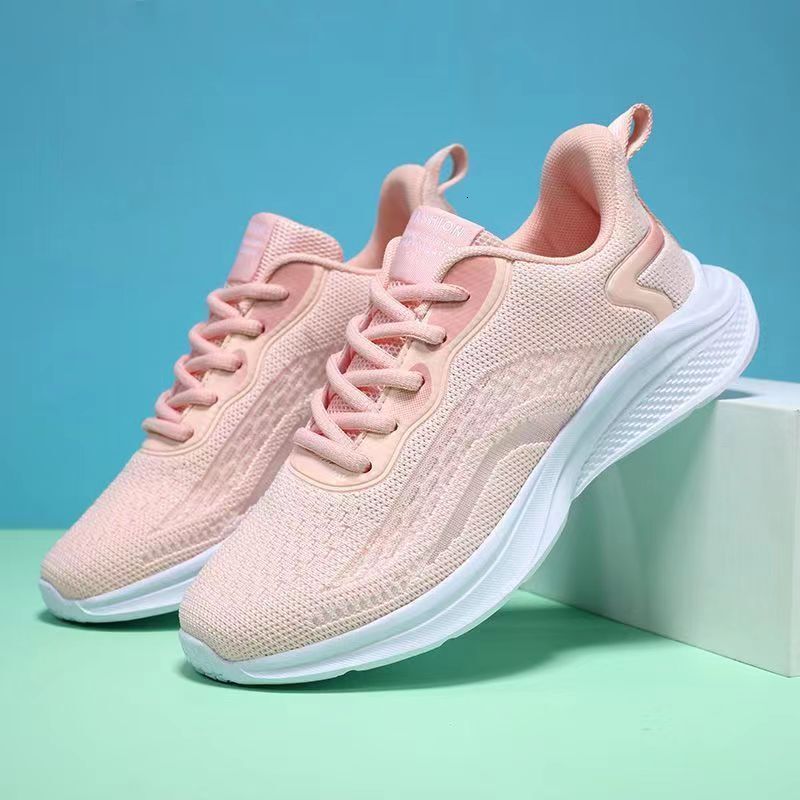 New Spring And Autumn Sports Women S Ultra Light Mesh Surface Breathable Soft Bottom Versatile Anti Slip Shock Absorbent Running Shoes For Women Ddmys