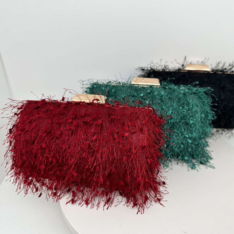 Dinner Bag Banquet Tassel Women S Banquet Dress Bag Black Handbag Chaozhou Handmade Bag KQ