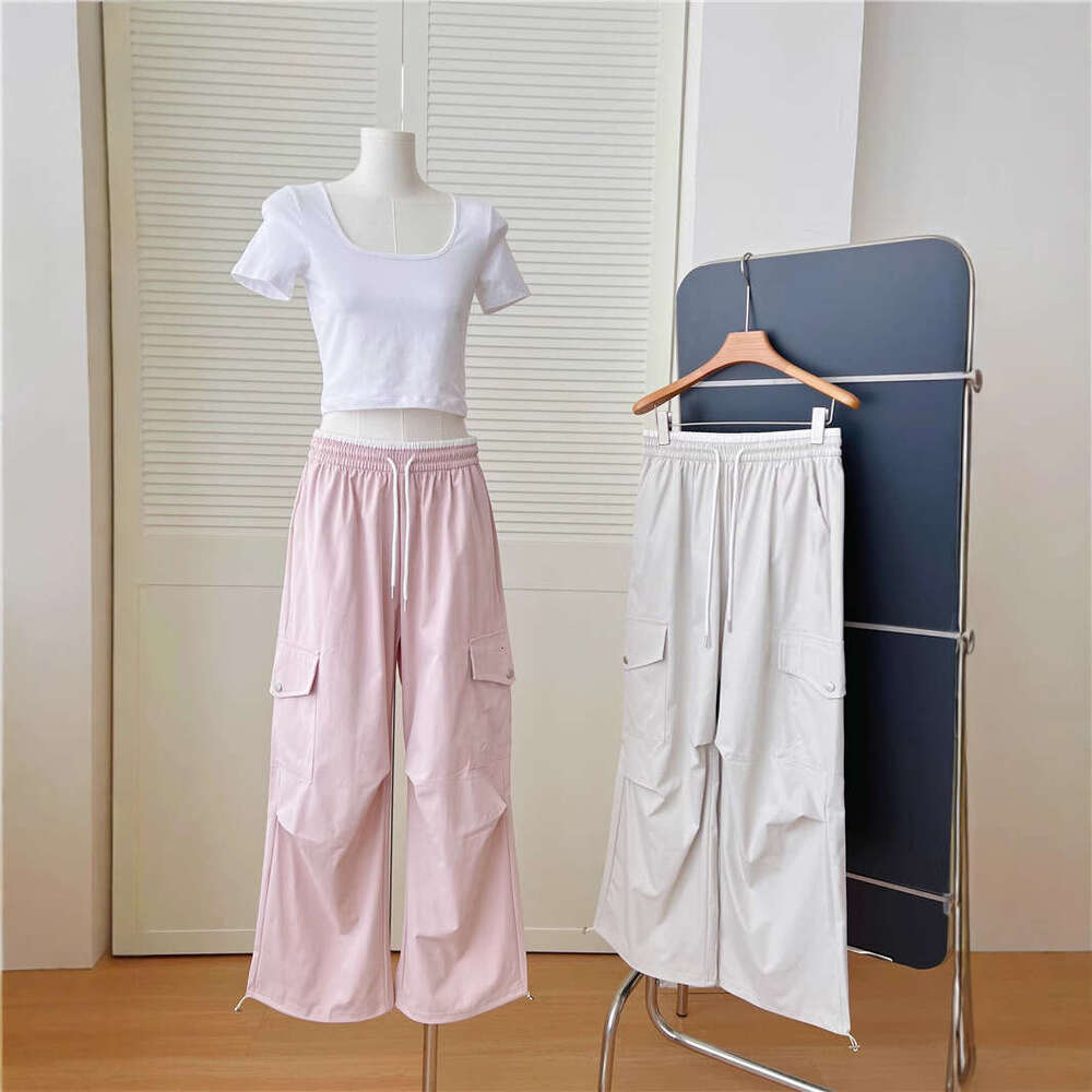 Blue Work Women's Summer Thin American Sport Paratrooper 2025 New Quick Drying Short Casual Pants
