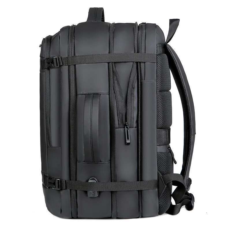 designer bag 40l expandable usb travel backpack flight approved carryon bag for airplanes waterresistant and durable fits 17inch laptop