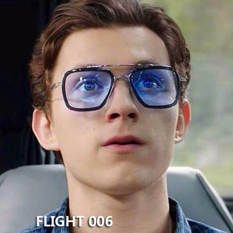 FLIGHT 006 Luxury Sunglasses High-Quality Titanium DTS Square Classic Retro Designer Brand Fashion Men Driving Vintage Trendy Travel Vacation UV400 IV