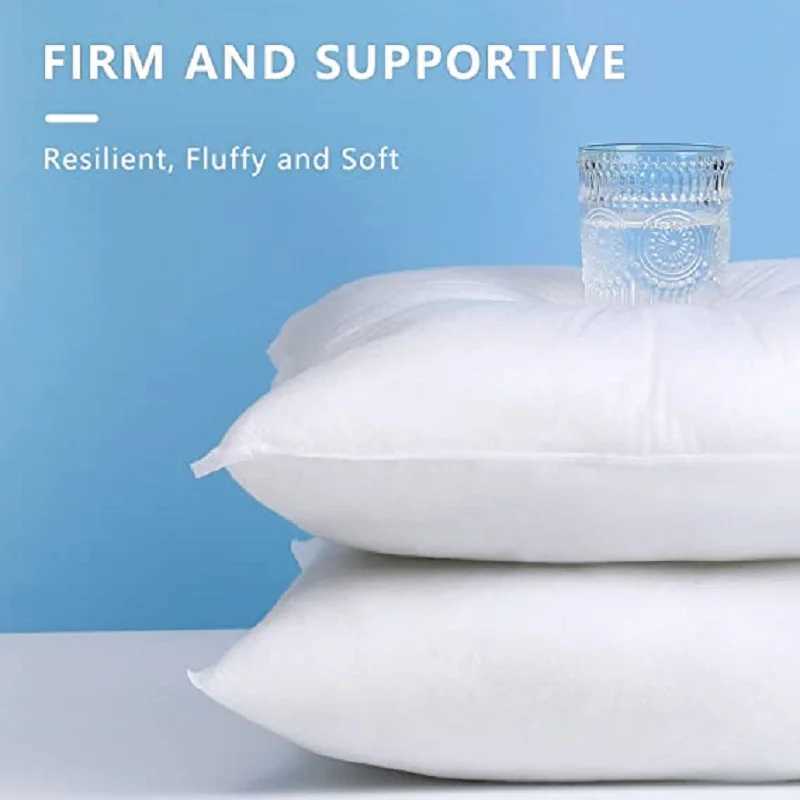 30x50cm 35x50cm 45x45cm 50x50cm Gift White Throw Pillow Insert Standard White Bounce Back Pillow Cushion Core Sofa Car Seat Home G251124