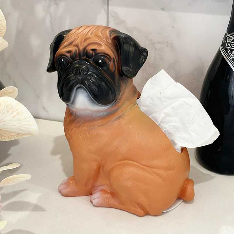 Miniso Cute Poodle Tissue Box Home Living Room Decoration Tissue Box Kitchen and Bathroom Storage SuppliesM251124