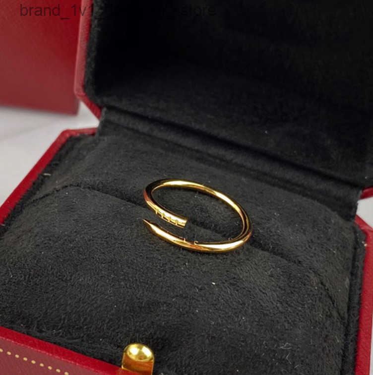 Thin nail ring sterling silver hollow tube material outer layer gold-plated counter quty TOP S251115