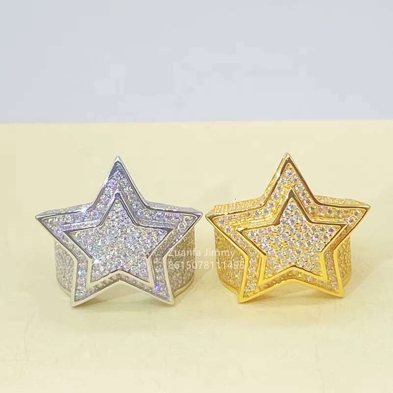 New Arrivals in Stock Iced Out HipHop Rapper Style Pinky Rings