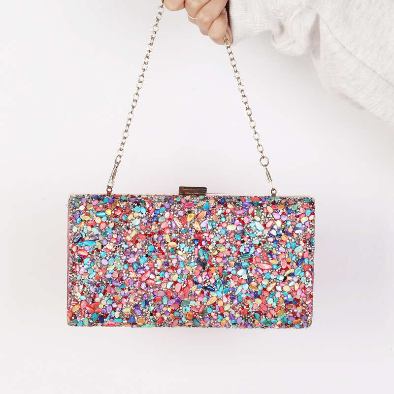 Dinner Bag New Shell Dinner With Diamond Embedding Women S High Sense Banquet Dress Clutch Bag KQ