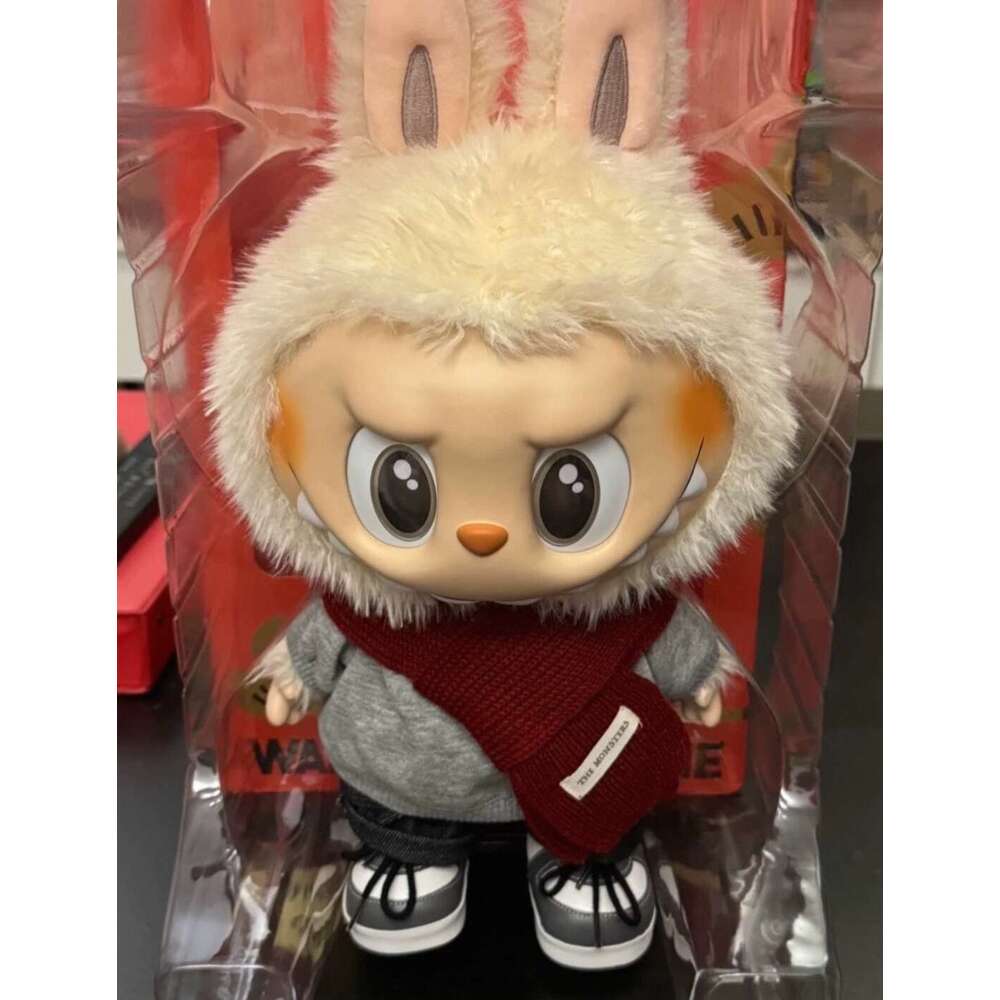 LABUBU The Monsters Walk By Fortune Vinyl Plush Toy Blind Box Collectible Soft Doll Gift For Birthday PPT