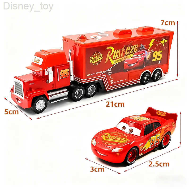 Disney HOT Selling 12Pcs Pixar Cars Gift Box Metal Diecast lightning McQueen Car Model Toy Jackson Uncle Truck Boy Birthday Toys H251124