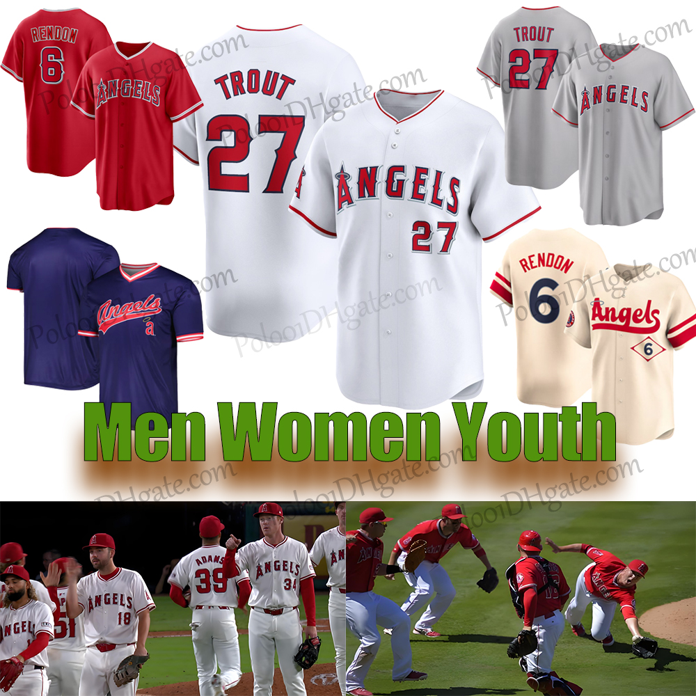 Baseball Jersey Mike Trout Taylor Ward Zach Neto aels Nolan Schanuel Logan O'Hoppe Luis Reifo Willie Calhoun Brandon Drury Kevin Pillar Tyler And