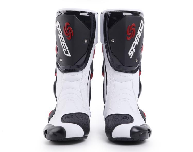 Motorcycle Boots Men Women Riding Mid-Calf Ankle Protective Shoes Moto Motorbike Equipment Racing Long Boot B1001