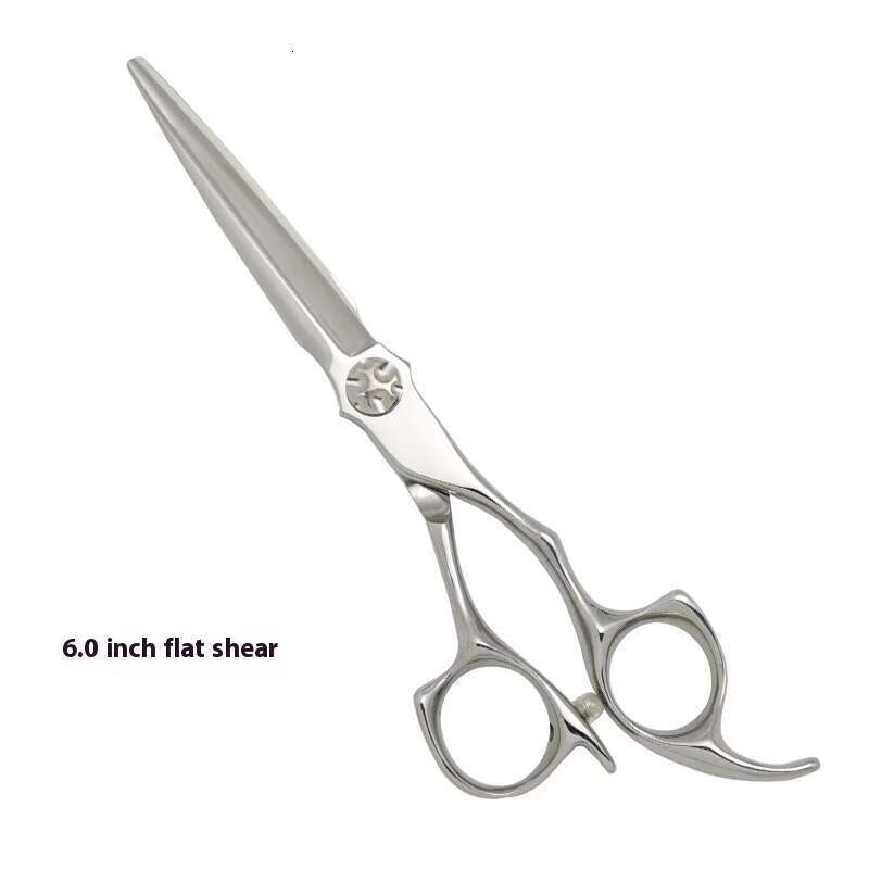 6-Inch Imported440C High-end Straight Thinning Hairdressing Set Hairdressers Professional Haircut Scissors