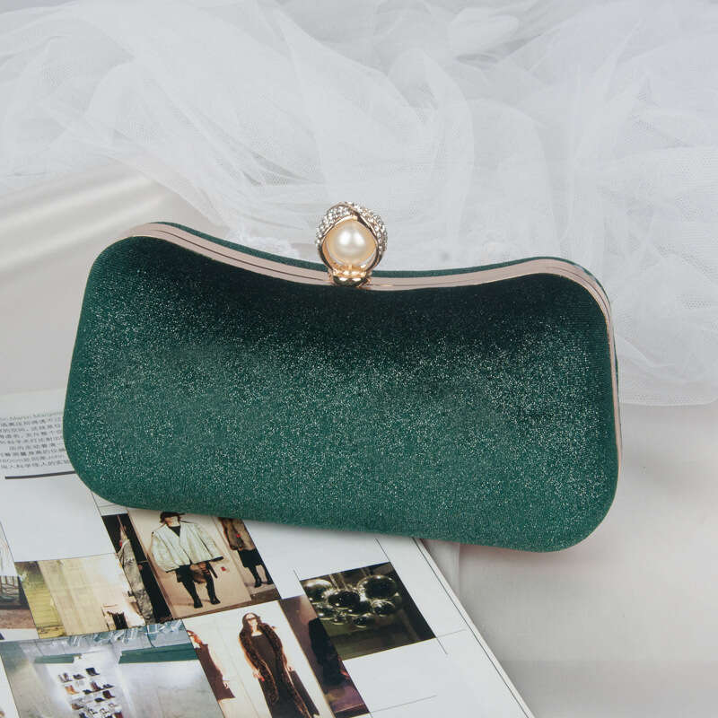 Dinner Bag New Velvet Gilded Evening Wear Pairing Wedding Celebrity Dinner Bag Cheongsam Dress Bag KQ