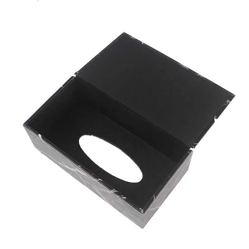 Perfect Modern Marble Rectangle Faux Leather Tissue Box Napkin Toilet Paper Holder Case Dispenser Home DecoratioM251124
