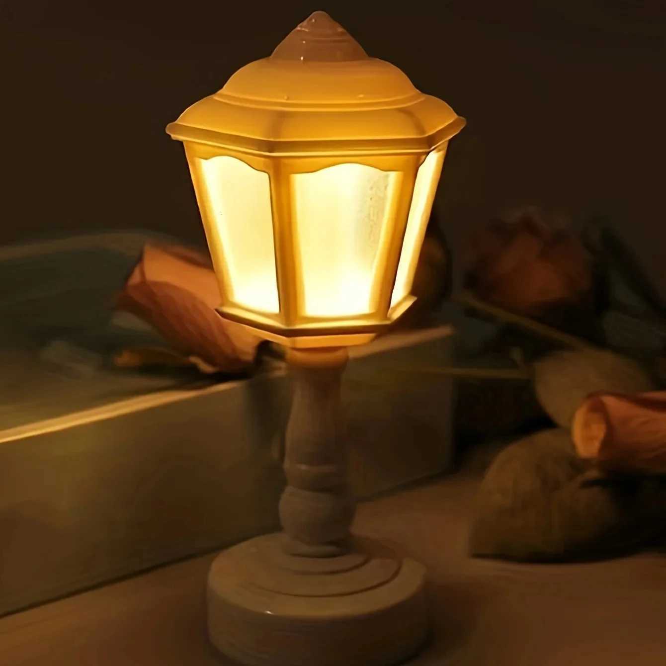 Geometric Flower Bud Button Battery LED Table Lamps Desk Night For Bedroom Dining Touch Night Light Simple Modern DecorationM251125