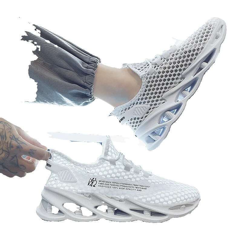 Breathable Large Mesh Women Men Upper For Sports And Leisure Small Whiteboard Shoes Versatile Forrest Trendy Shoes Ddmysaturn
