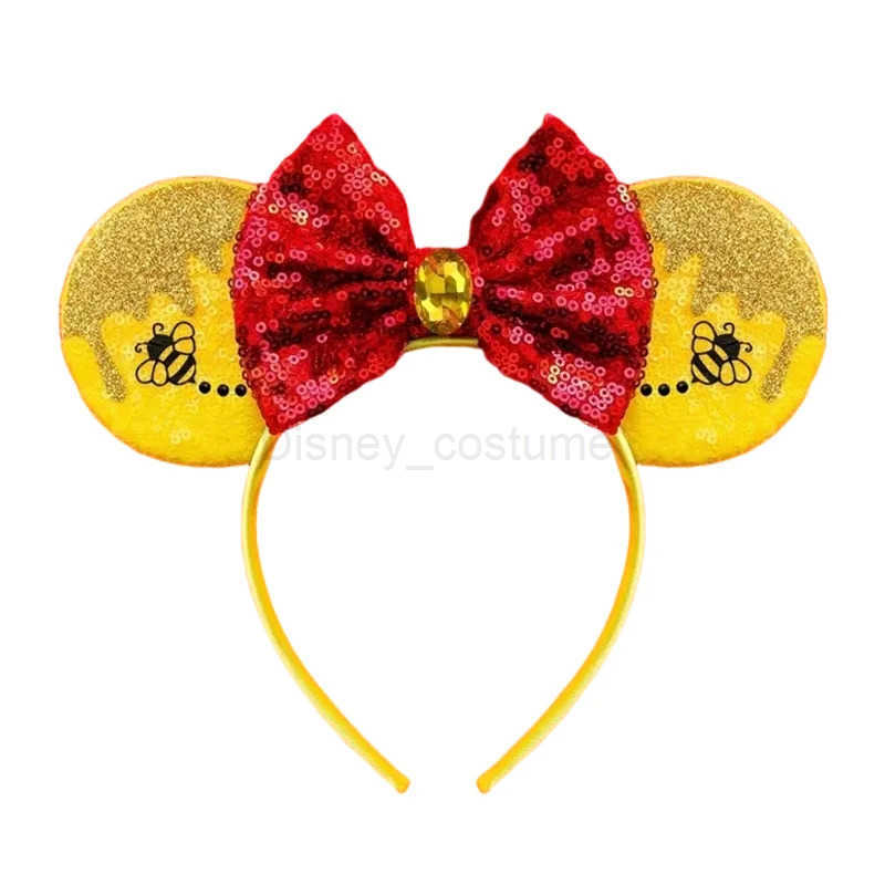 Disney 2023 Disney Castle Fireworks Mickey Ears Headbands Shining Bow Girls Role Playing Hair Adult/Childrens Party Gifts Childrens Hair Accessories X