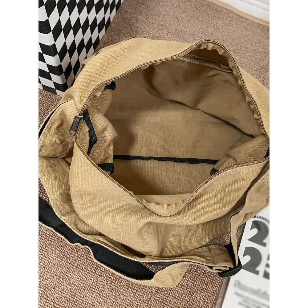 Designer Bag 4-Color Large Capacity Canvas Crossbody Hobo Bag - Durable, Adjustable, Trendy Sling