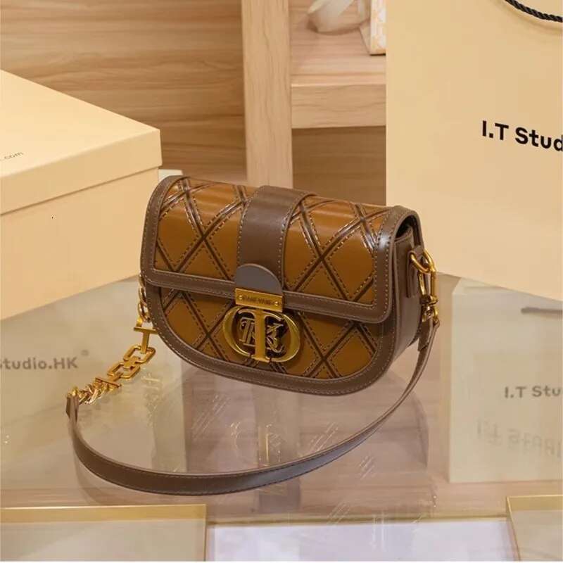 Women's Shoulder Designer Brand Genuine Leather Underarm For Women's 2024 New High-End Spring/Summer Crossbody Small Bag