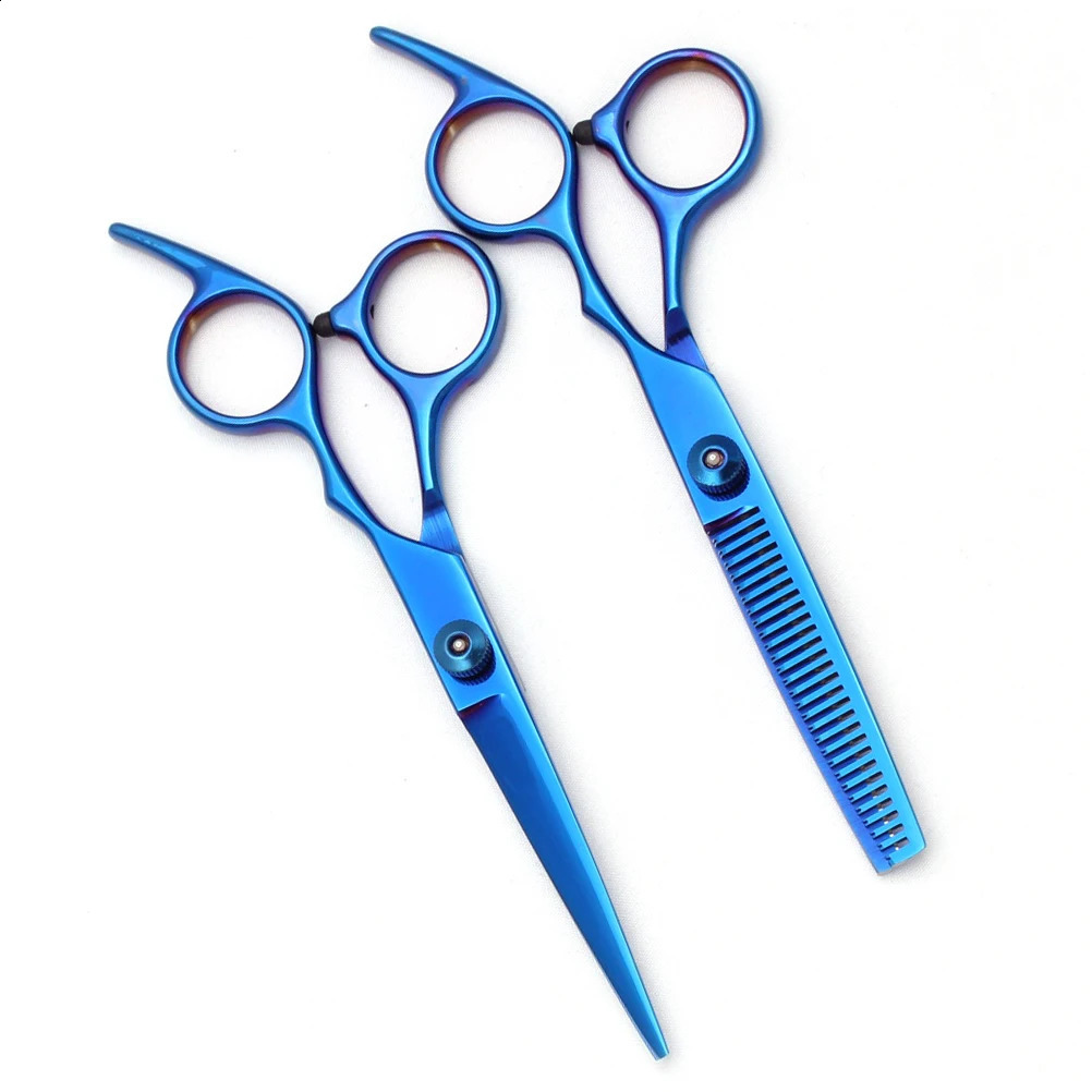 Hairdressing Scissors Japan Stainless Hair Scissors Rainbow Hair Cutting Scissors Barber Shop Thinning Shears Comb Razor C1001 250424