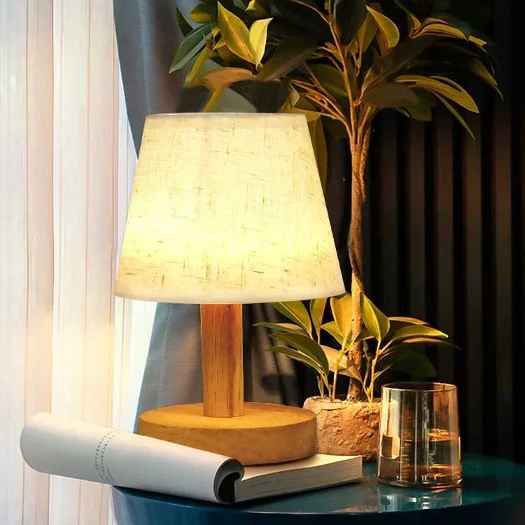 Retro Table Lamp Cozy Decoration for Homestay Night Light Bedroom LampsM251125