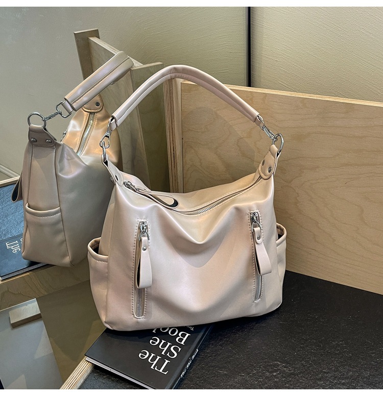 Female bag Tote bag large capacity can be crossbody new one shoulder college students class commuting bag
