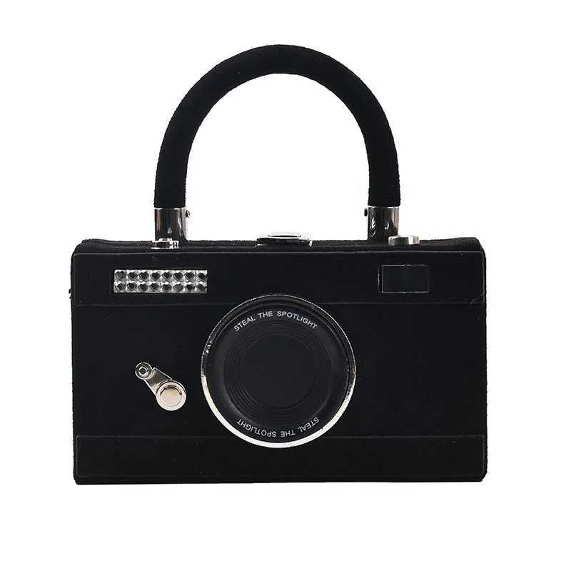 2023 New Womens Personalized Fashion Camera Shape Clutch Womens Leisure Mini Cross Body Bag Small Shoulder Bag Wallet W250421