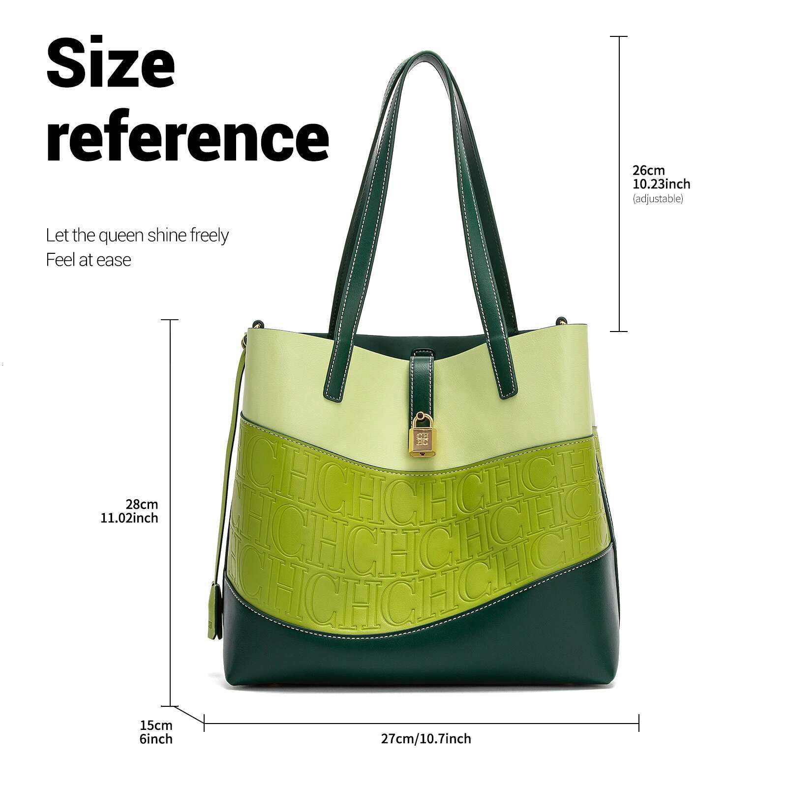 CHCH Tote 2024 New Combination Design Large Capacity Mother Child Shopping Bag